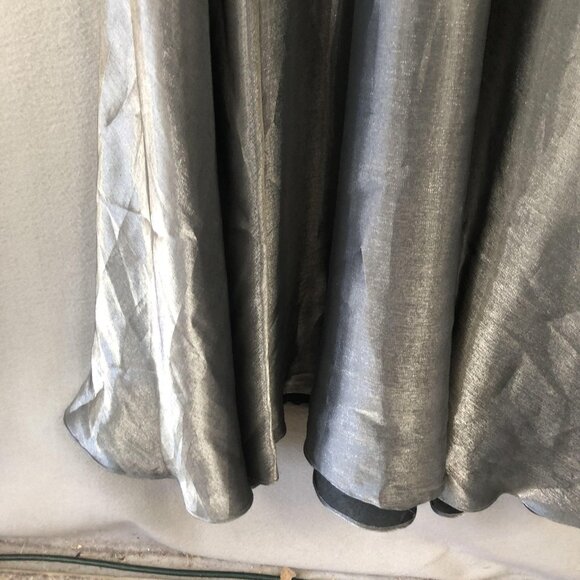 JS Collections Dress Womens 12 Metallic Maxi Evening Formal Gown Retro Shiny - Picture 5 of 16